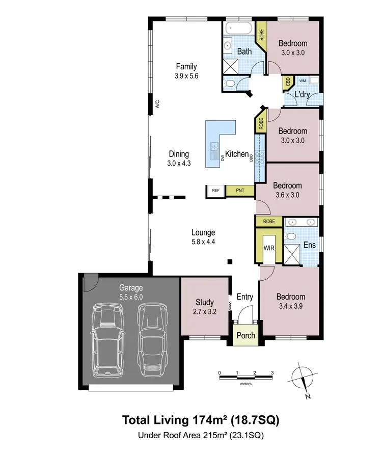 Floorplan of Homely house listing, 33 Lyndhurst Square, Drouin VIC 3818