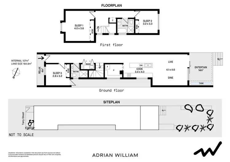 Floorplan of Homely house listing, 86A Terry Street, Tempe NSW 2044