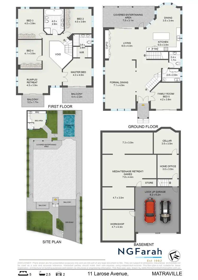 Floorplan of Homely house listing, 11 Larose Avenue, Matraville NSW 2036