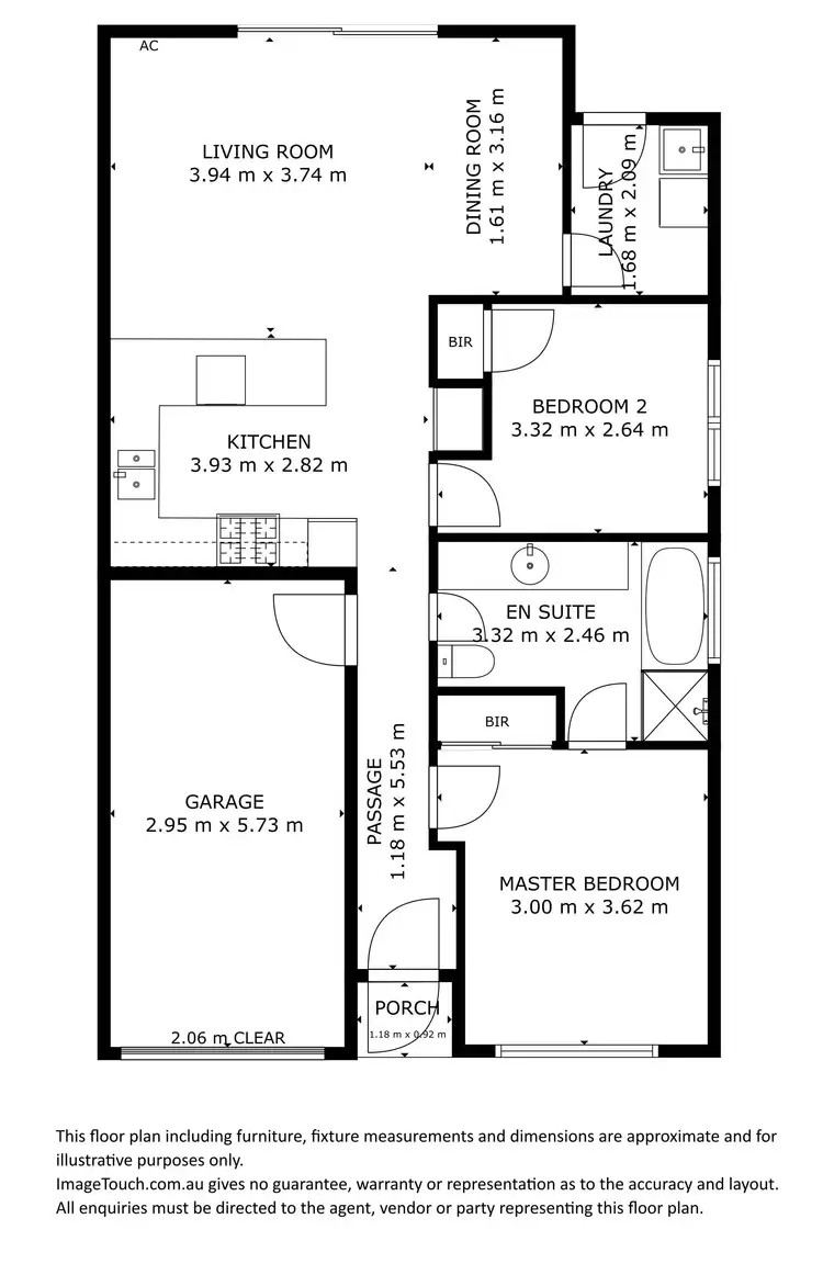 Floorplan of Homely unit listing, 14/20 Haigh Street, Port Lincoln SA 5606