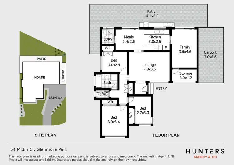 Floorplan of Homely house listing, 54 Midin Close, Glenmore Park NSW 2745