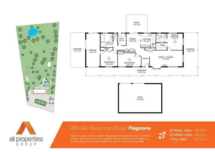 Floorplan of Homely house listing, 389-393 Bushman Drive, Flagstone QLD 4280