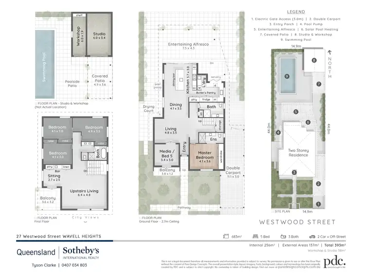 Floorplan of Homely house listing, 27 Westwood Street, Wavell Heights QLD 4012