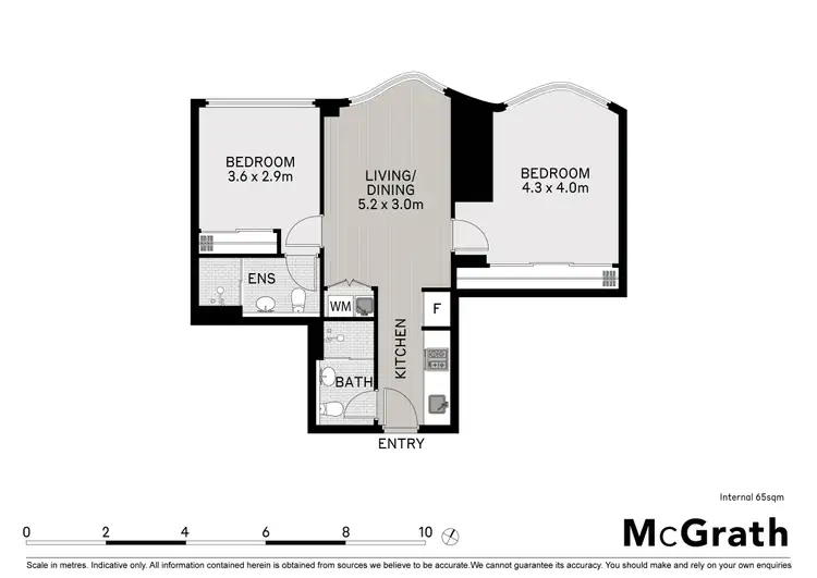 Floorplan of Homely apartment listing, 1310/371 Little Lonsdale Street, Melbourne VIC 3000