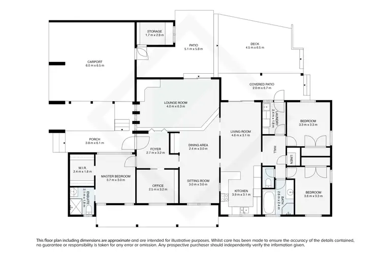 Floorplan of Homely house listing, 14 Moonya Drive, Wodonga VIC 3690