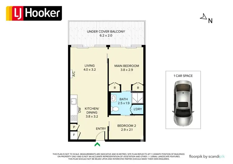 Floorplan of Homely apartment listing, 1203/74 Queens Road, Melbourne VIC 3004