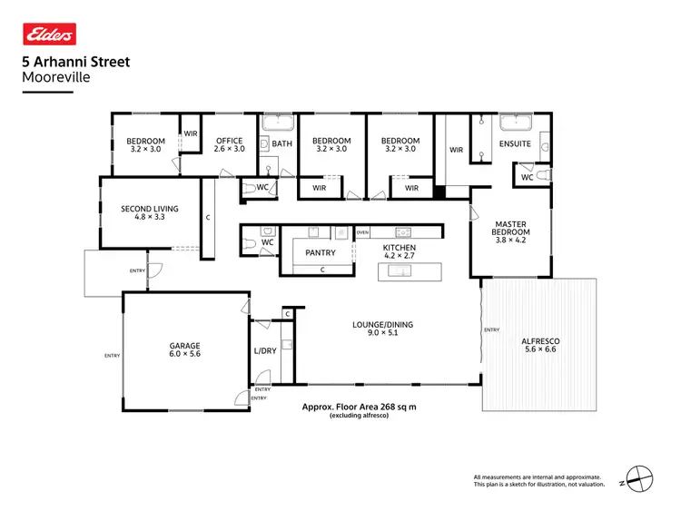 Floorplan of Homely house listing, 5 Arhanni Street, Mooreville TAS 7321