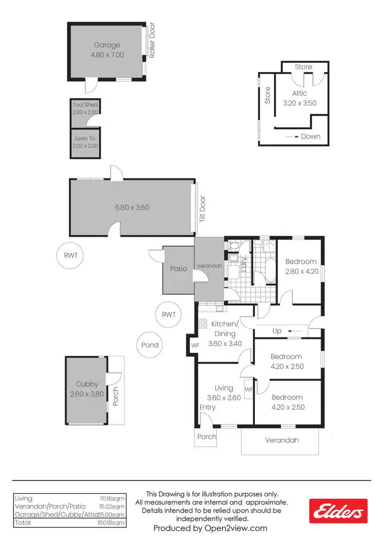 Floorplan of Homely house listing, 5 George Street, Burra SA 5417