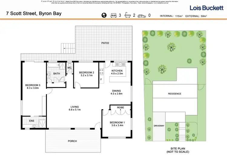 Floorplan of Homely house listing, 7 Scott Street, Byron Bay NSW 2481