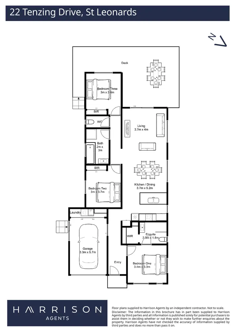 Floorplan of Homely house listing, 22 Tenzing Drive, St Leonards TAS 7250