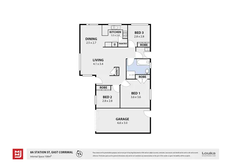 Floorplan of Homely villa listing, 8A Station Street, East Corrimal NSW 2518