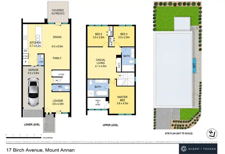 Floorplan of Homely townhouse listing, 17 Birch Avenue, Mount Annan NSW 2567