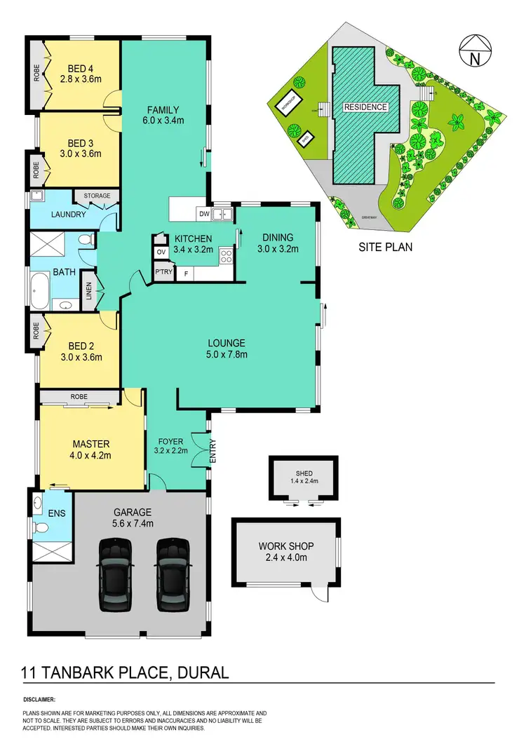 Floorplan of Homely house listing, 11 Tanbark Place, Dural NSW 2158