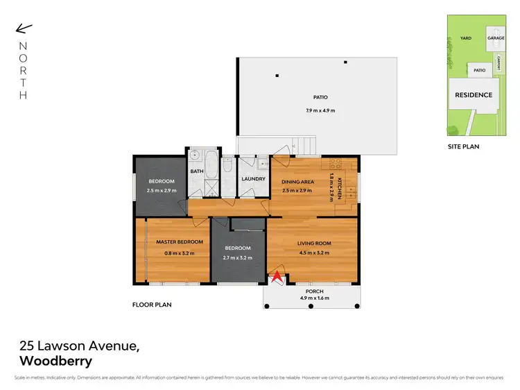 Floorplan of Homely house listing, 25 Lawson Avenue, Woodberry NSW 2322