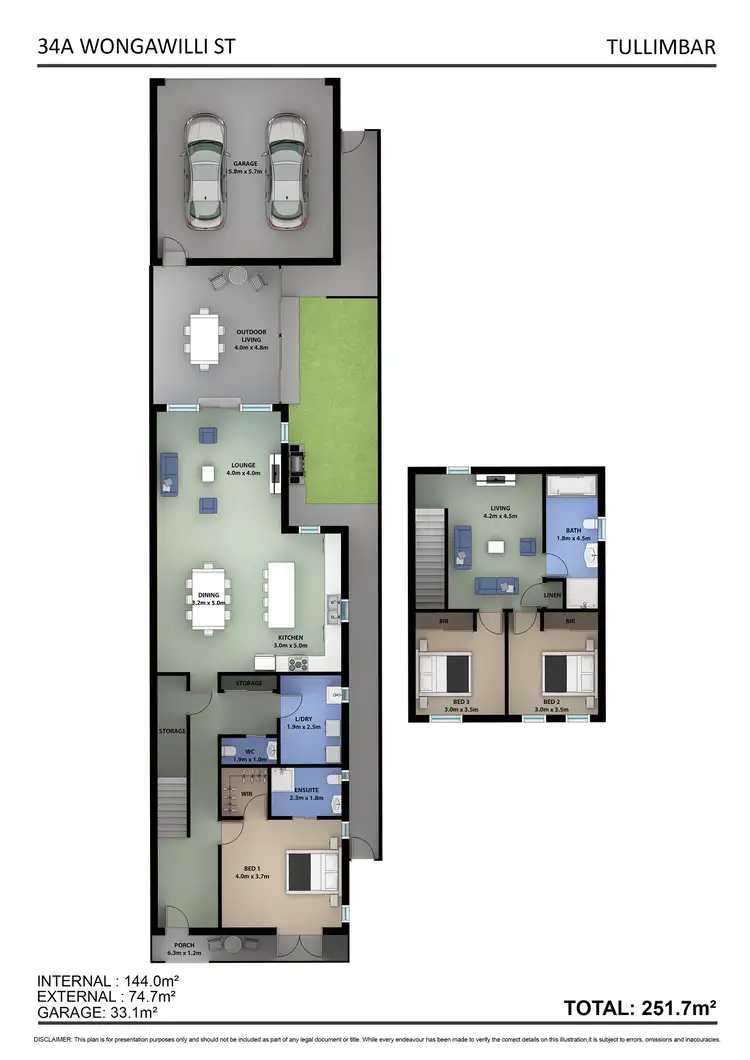 Floorplan of Homely house listing, 34A Wongawilli Street, Tullimbar NSW 2527