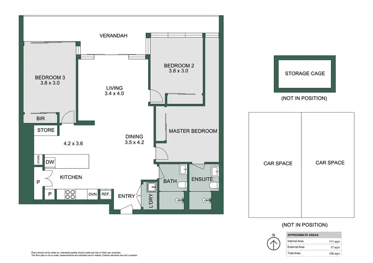 Floorplan of Homely unit listing, 104/509 Hunter Street, Newcastle NSW 2300