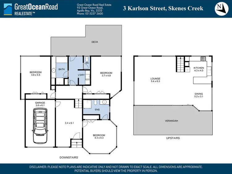 Floorplan of Homely house listing, 3 Karlson Street, Skenes Creek VIC 3233