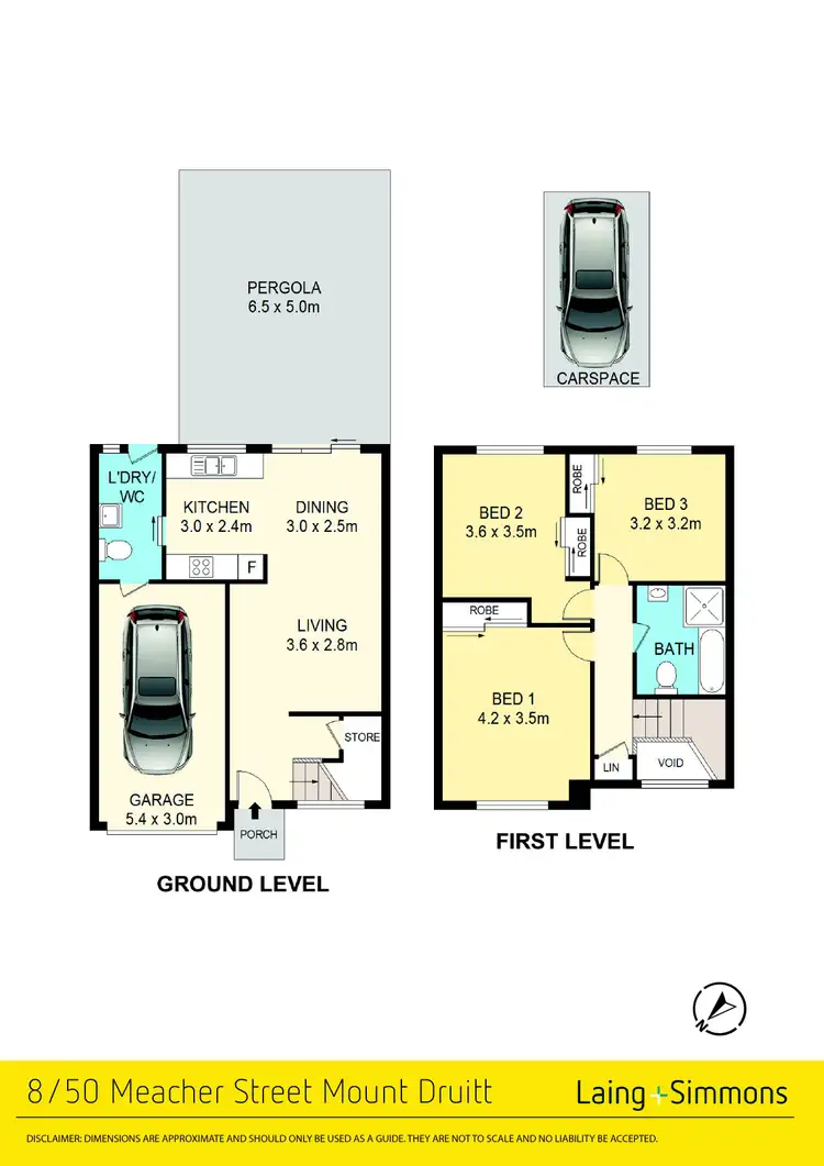 Floorplan of Homely townhouse listing, 8/50 Meacher Street, Mount Druitt NSW 2770