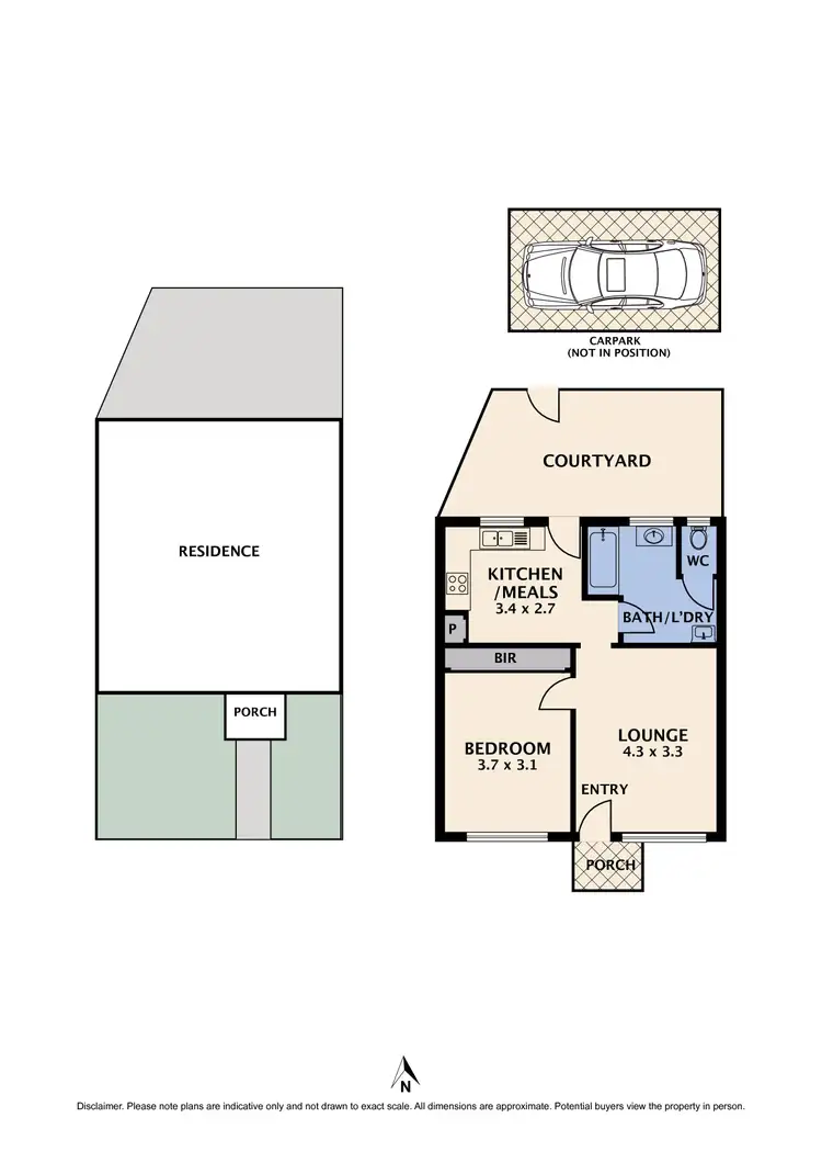 Floorplan of Homely unit listing, 2/2 Ashley Street, Reservoir VIC 3073