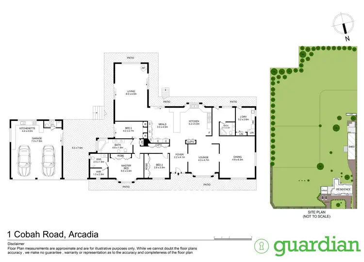 Floorplan of Homely rural property listing, 1 Cobah Road, Arcadia NSW 2159