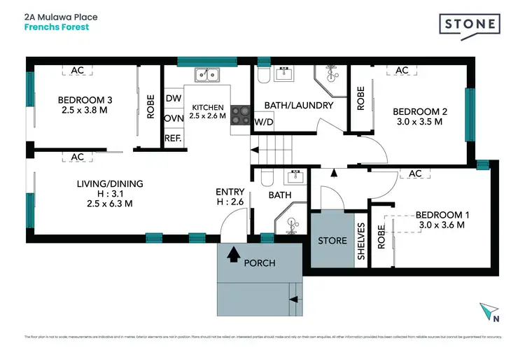 Floorplan of Homely villa listing, 2a Mulawa Place, Frenchs Forest NSW 2086