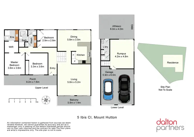 Floorplan of Homely house listing, 5 Ibis Close, Mount Hutton NSW 2290