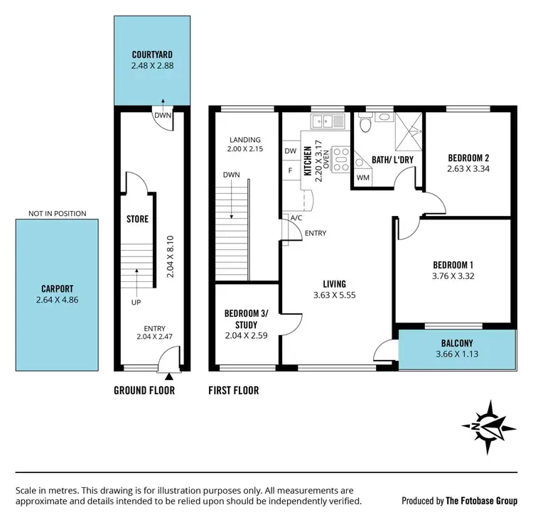 Floorplan of Homely unit listing, 4/18 Cliff Street, Glenelg East SA 5045