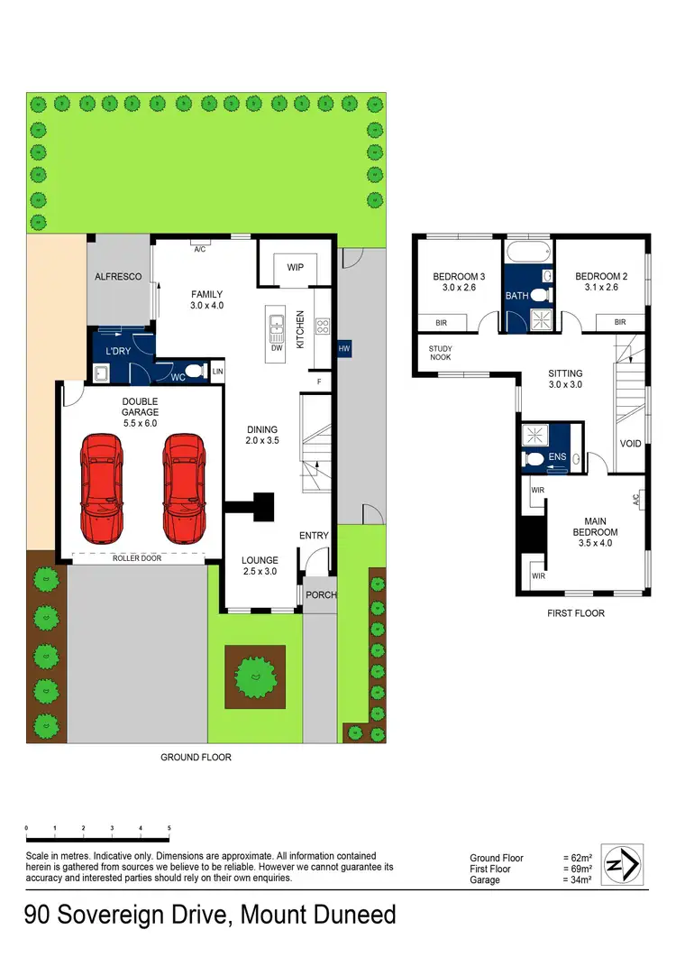 Floorplan of Homely house listing, 90 Sovereign Drive, Mount Duneed VIC 3217
