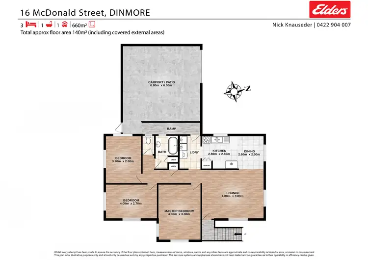 Floorplan of Homely house listing, 16 McDonald Street, Dinmore QLD 4303