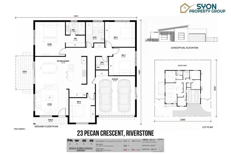 Floorplan of Homely house listing, 23 Pecan Crescent, Grantham Farm NSW 2765