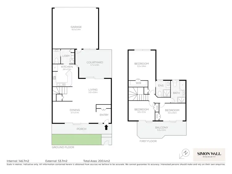 Floorplan of Homely unit listing, 5/301 Darby Street, Bar Beach NSW 2300
