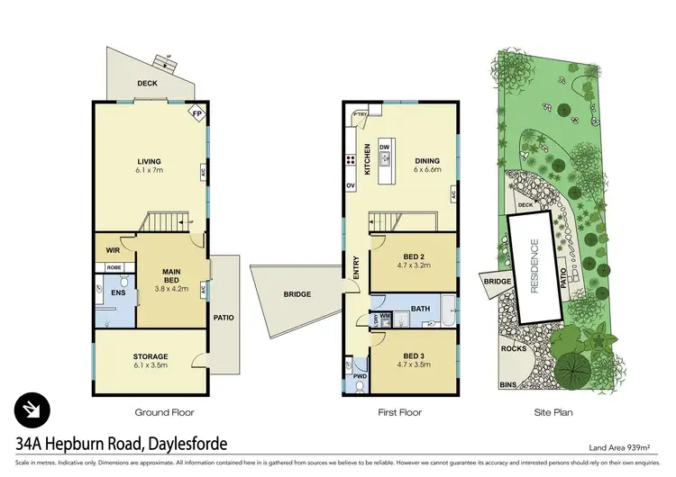 Floorplan of Homely house listing, 34A Hepburn Road, Daylesford VIC 3460