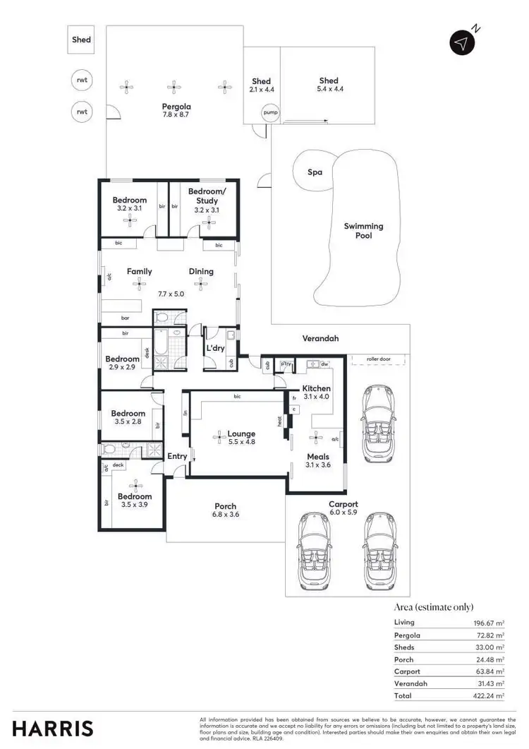 Floorplan of Homely house listing, 11 Olympia Street, Kidman Park SA 5025