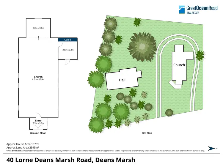 Floorplan of Homely house listing, 40 Deans Marsh-Lorne Road, Deans Marsh VIC 3235