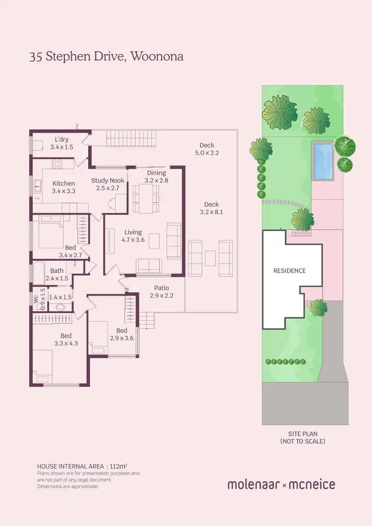 Floorplan of Homely house listing, 35 Stephen Drive, Woonona NSW 2517