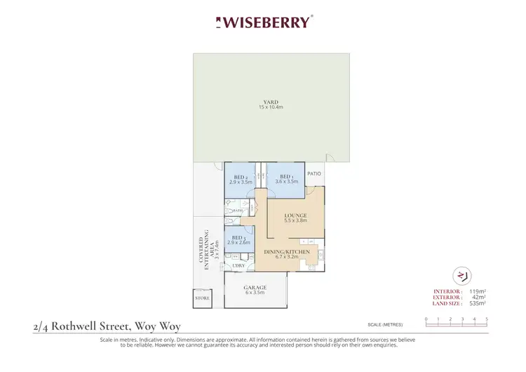 Floorplan of Homely villa listing, 2/4 Rothwell Street, Woy Woy NSW 2256