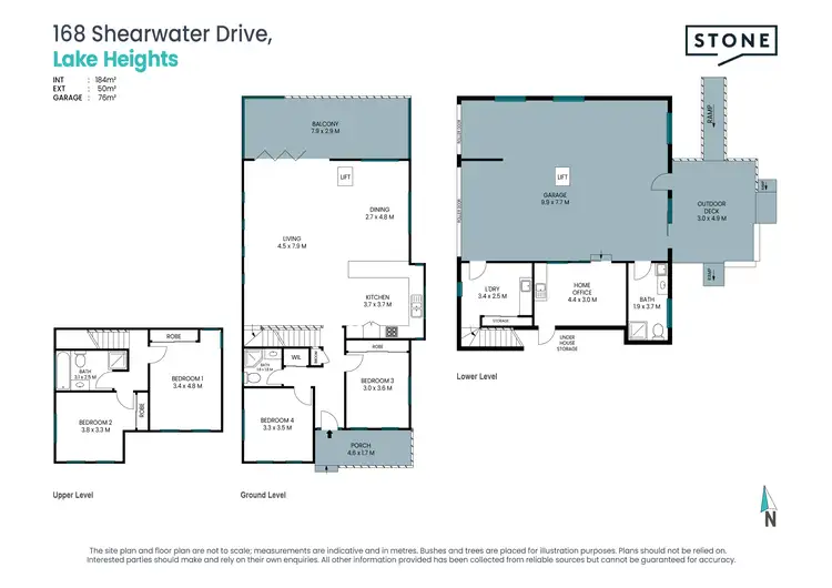 Floorplan of Homely house listing, 168 Shearwater Drive, Lake Heights NSW 2502