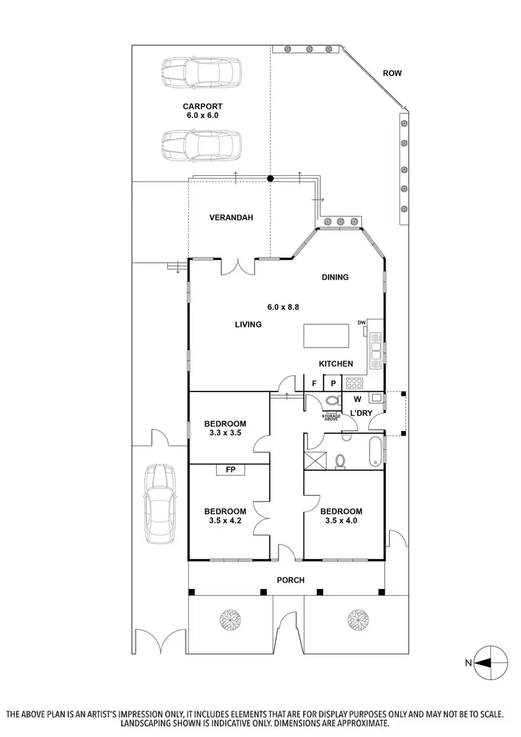 Floorplan of Homely house listing, 2 McFarlane Street, Northcote VIC 3070