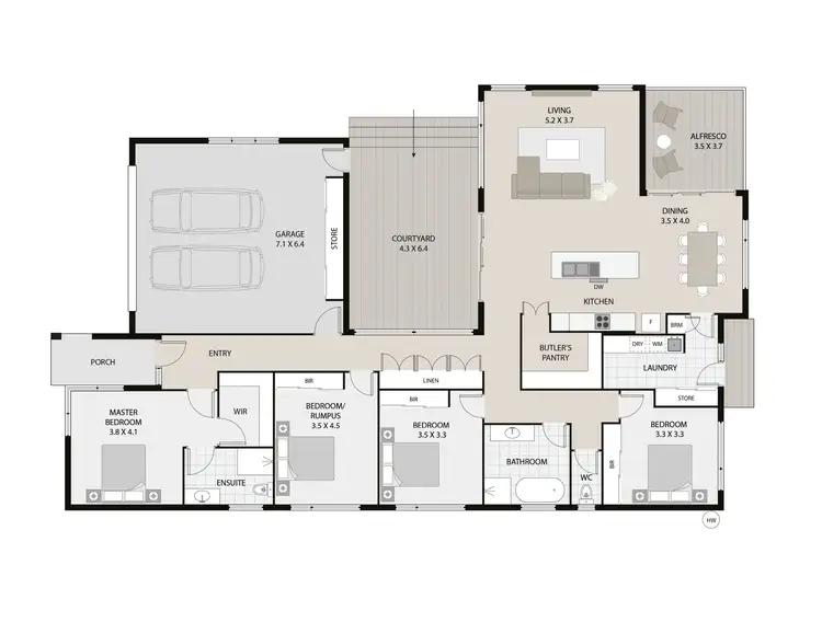 Floorplan of Homely house listing, 30 Coles Gardens, Legana TAS 7277