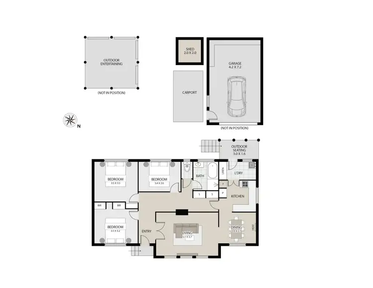 Floorplan of Homely house listing, 101 Alanvale Road, Newnham TAS 7248