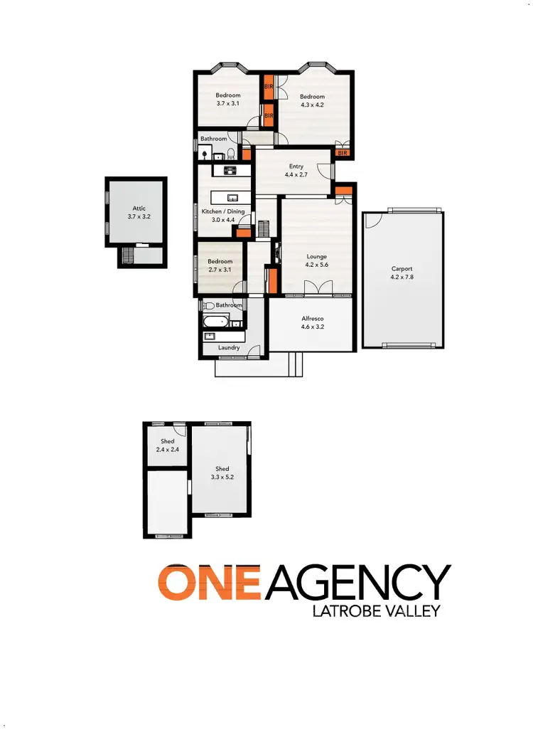 Floorplan of Homely house listing, 69 Holmes Road, Morwell VIC 3840