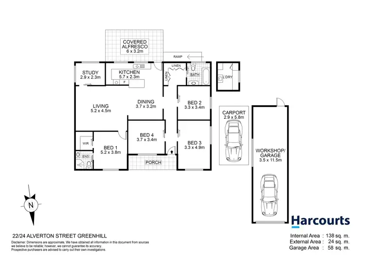 Floorplan of Homely house listing, 24-26 Alverton Street, Greenhill NSW 2440