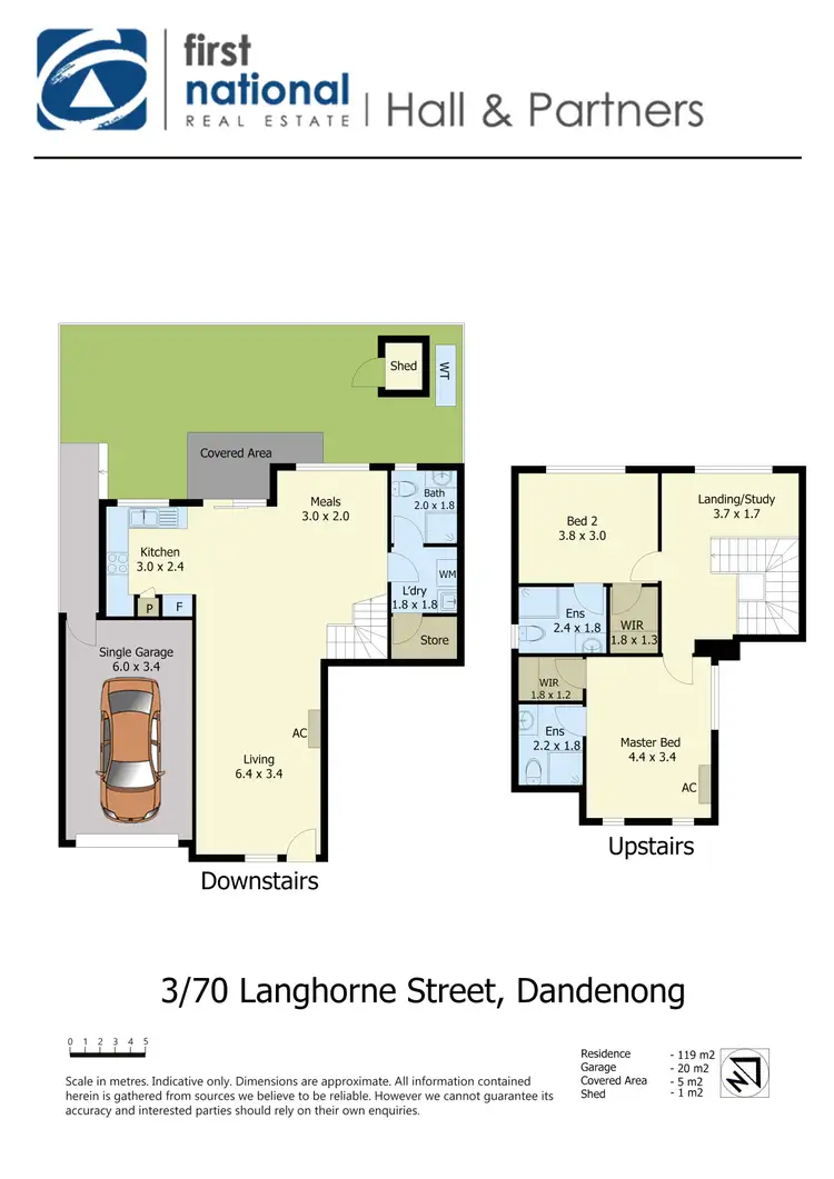 Floorplan of Homely townhouse listing, 3/70 Langhorne Street, Dandenong VIC 3175