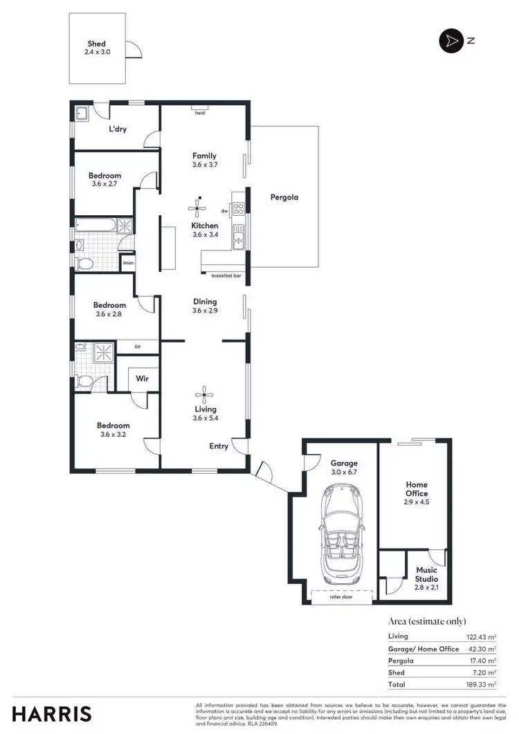 Floorplan of Homely house listing, 26 Treefern Avenue, Rostrevor SA 5073