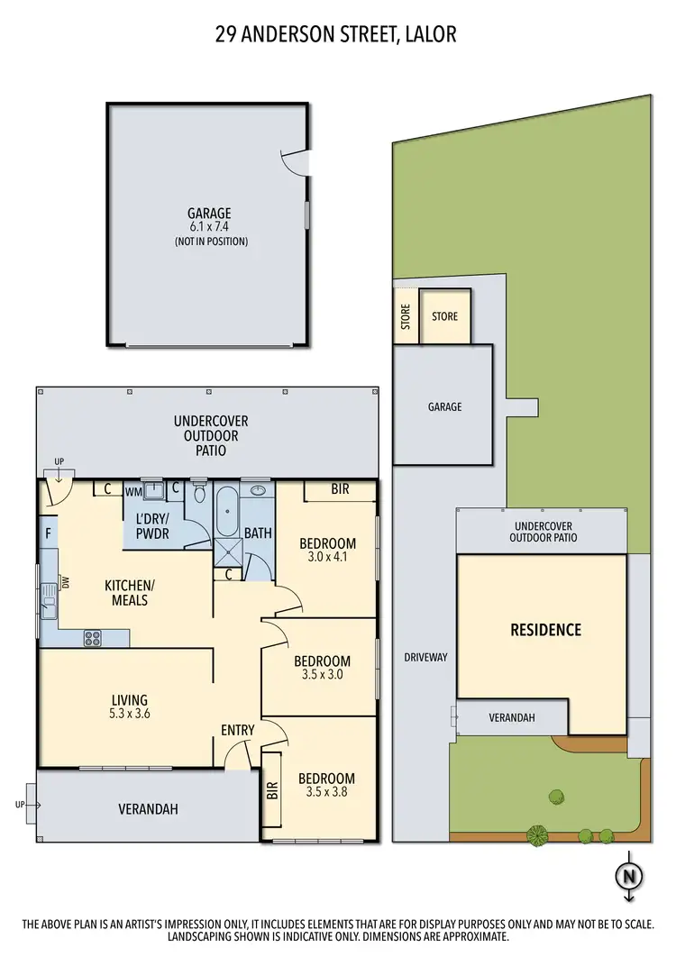 Floorplan of Homely house listing, 29 Anderson Street, Lalor VIC 3075