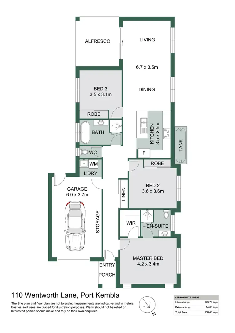 Floorplan of Homely house listing, 110 Wentworth Lane, Port Kembla NSW 2505
