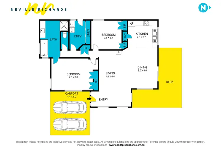 Floorplan of Homely house listing, 55 Panpandi Drive, Clifton Springs VIC 3222