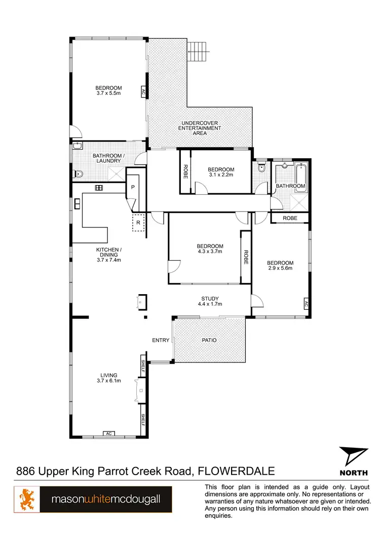 Floorplan of Homely house listing, 886 Upper King Parrot Creek Road, Flowerdale VIC 3717