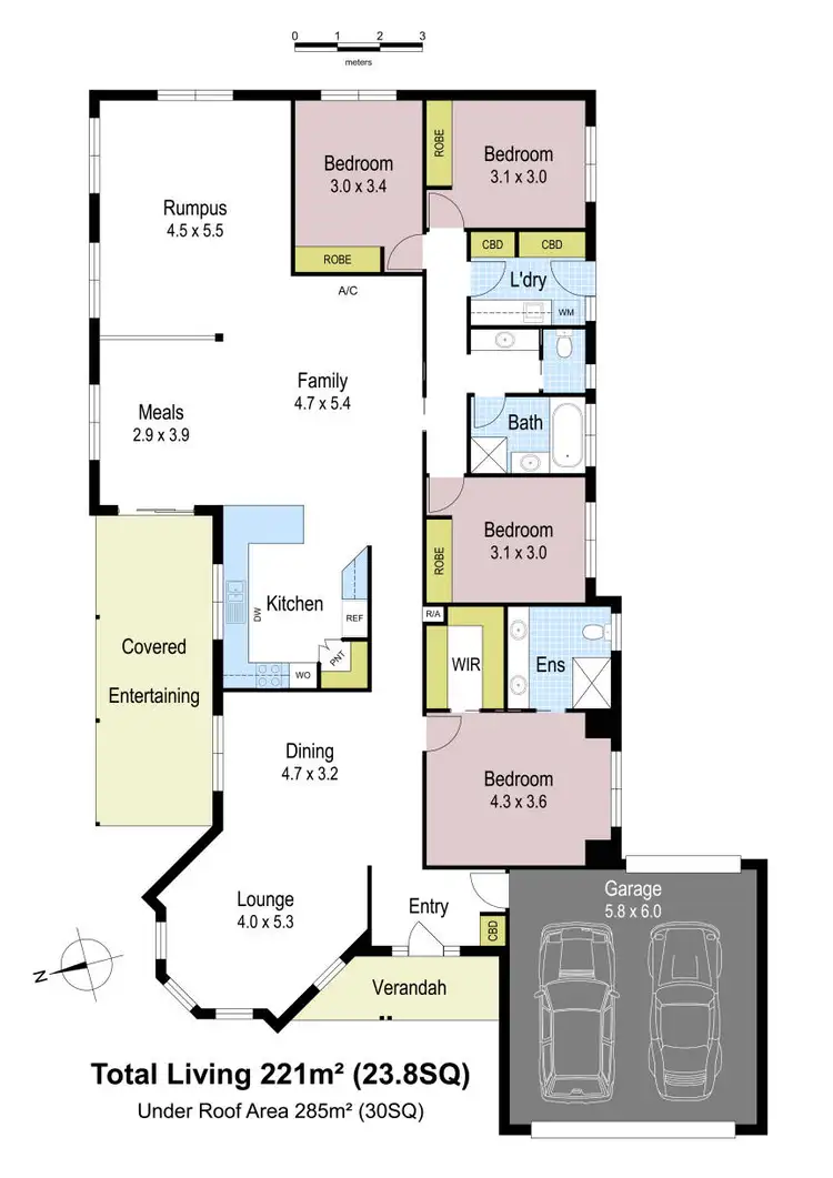 Floorplan of Homely house listing, 19 Mountain Vista Court, Drouin VIC 3818