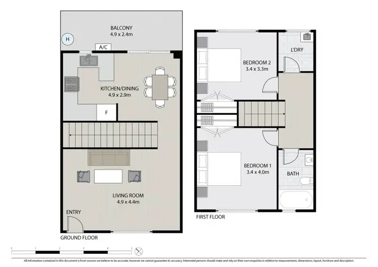 Floorplan of Homely unit listing, 2/101 Northumberland Road, Auburn NSW 2144